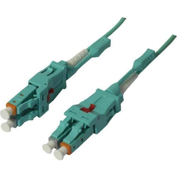 Synergy 21 LWL-2-Faser-Patchk. 1.0mtr.LC-LC 50/125um OM3 Uniboot drehbar Push/Pull AD 2mm (1 m), Netzwerkkabel
