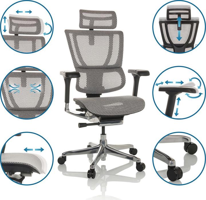 Actual product image Hjh Office Ergohuman Slim I