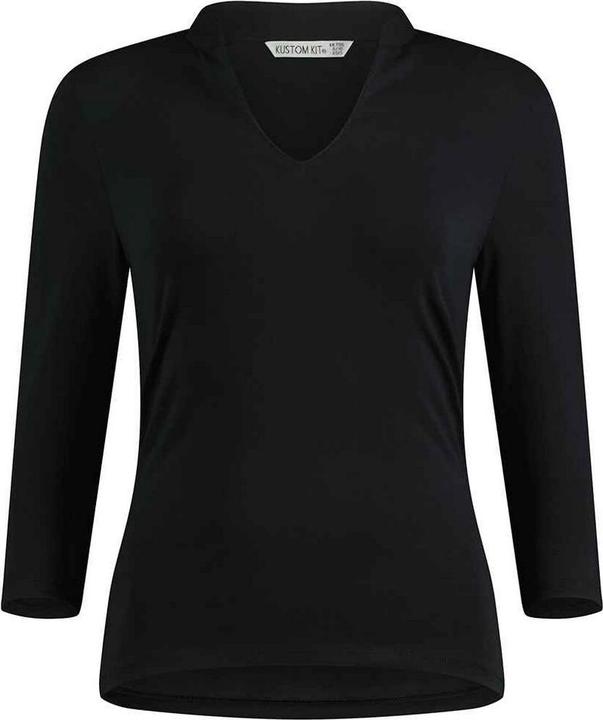 Immagine prodotto Kustom Kit Top Colletto alla Coreana Manica a 3/4 Donna (38, 40)