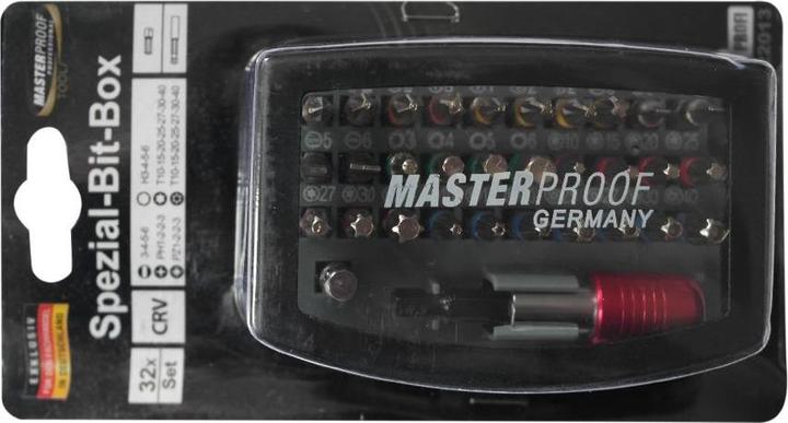 Actual product image Masterproof Special bit box 32 pieces