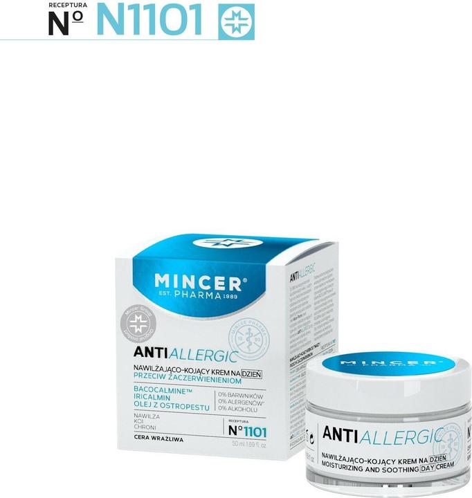 Actual product image Kenwood Pharma Anti Allergic Moisturizing and soothing day cream for sensitive skin, 50ml (50 ml, Day cream)