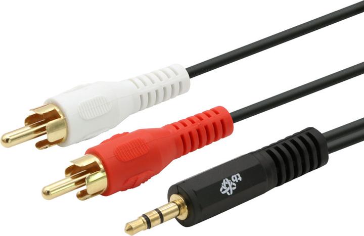 Productafbeelding Kabel 3,5mm Mini-jack -2x RCA M/M 2,5m (2.50 m, Cinch kabel)