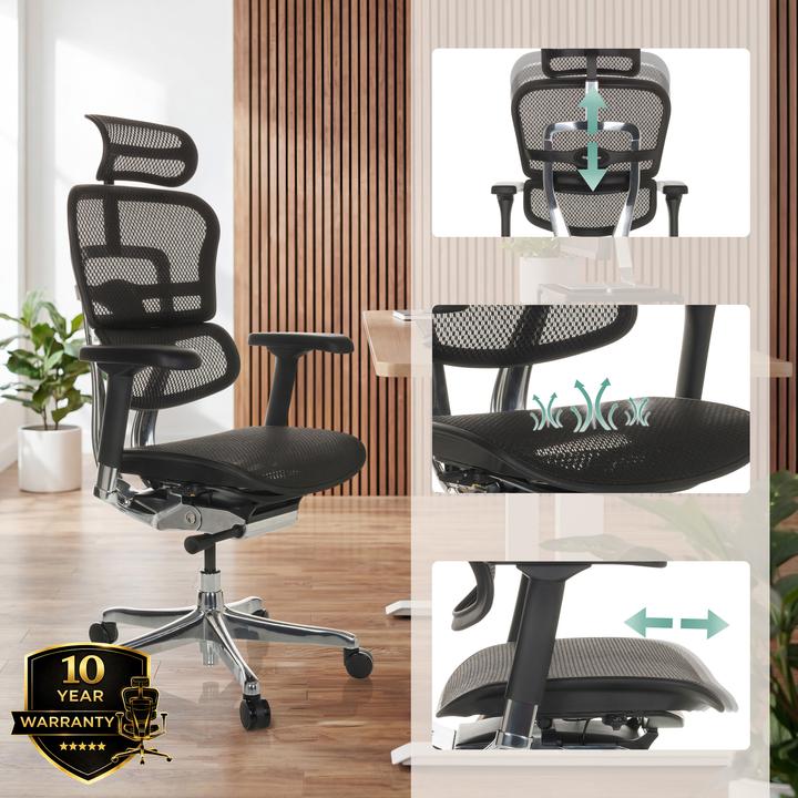 Actual product image Hjh Office Ergohuman Gen2 (48 - 59 cm)