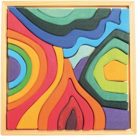 Actual product image Grimm's Small four elements construction kit