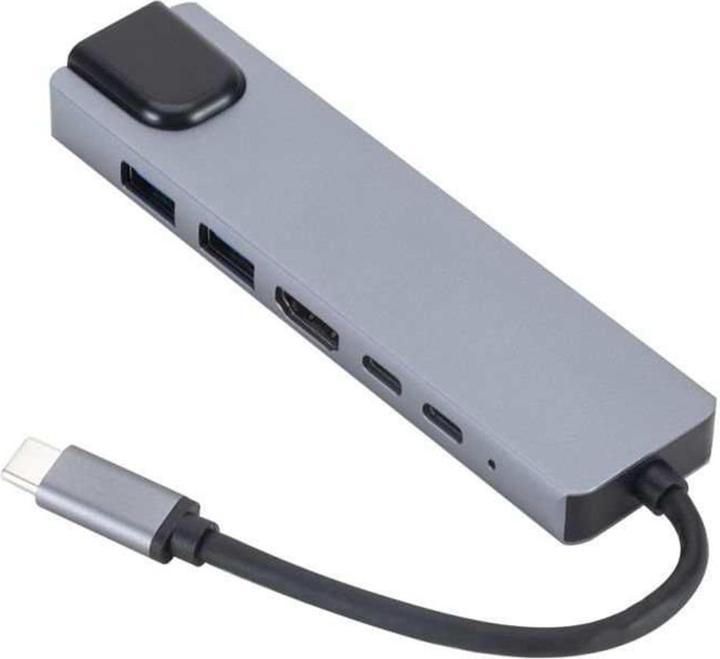Actual product image eSTUFF USB-C 6-in-1 Mobile Hub (USB-C, 6 Ports)