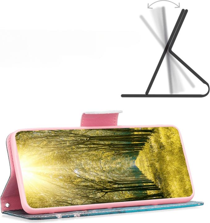 Actual product image Cover-Discount Xiaomi Poco F6 Pro - Synthetic leather case with motif (Xiaomi Poco F6 Pro)