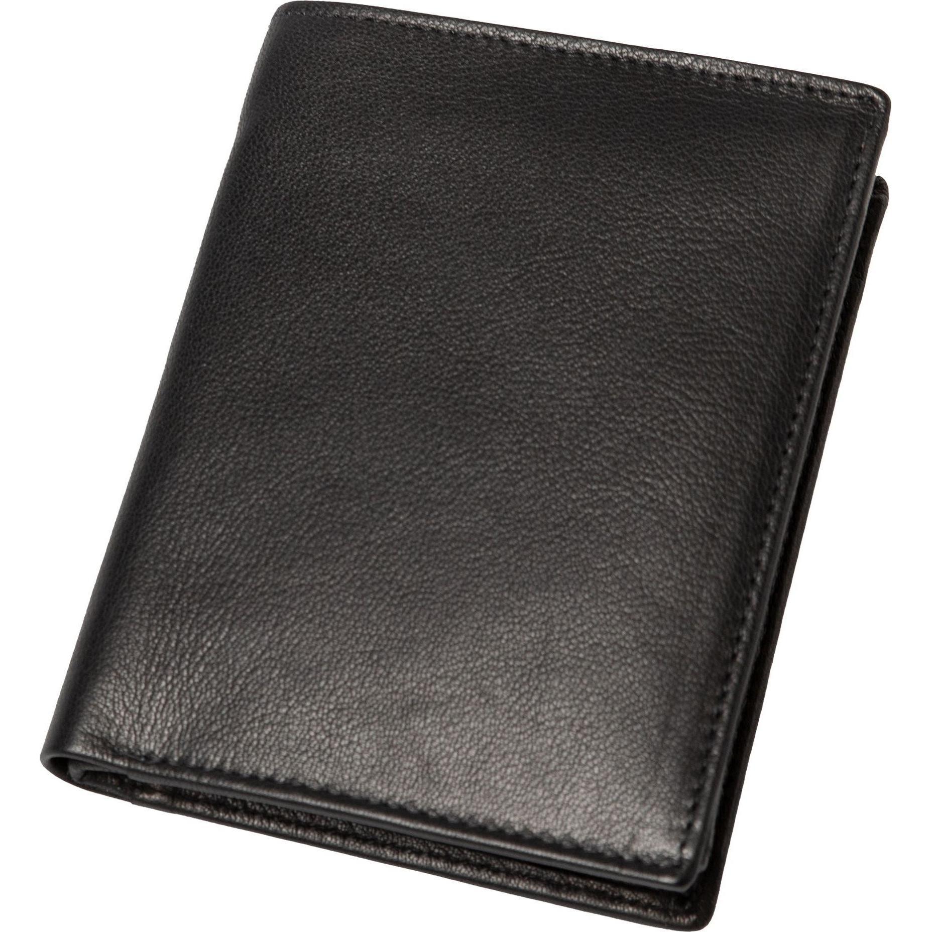 Alassio, Herren, Portemonnaie, Geldbörse, Schwarz