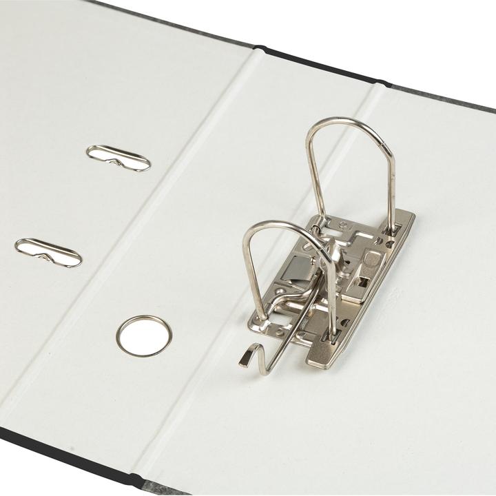Produktbild Idena Ordner A4 schwarz 5cm Wolkenmarmor FSC-Mix (A4, 50 mm)