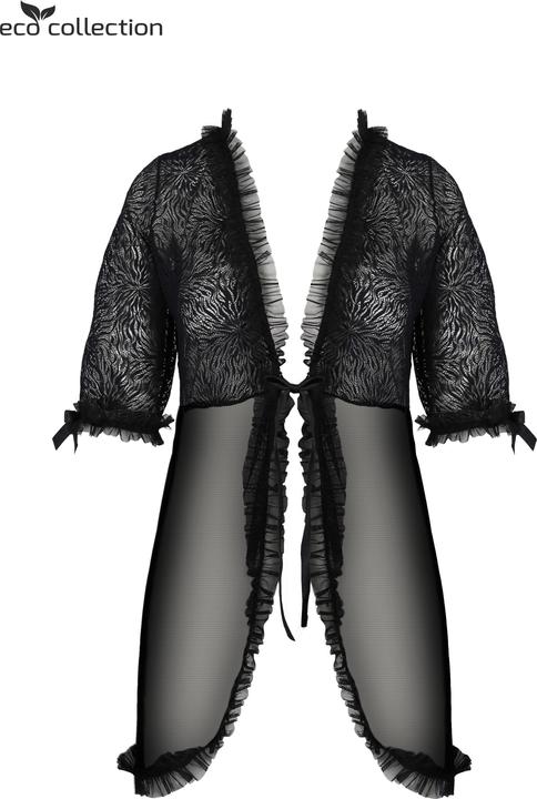 Produktbild ECO Collection Selaginella Peignoir schwarz (XXL, 3XL)