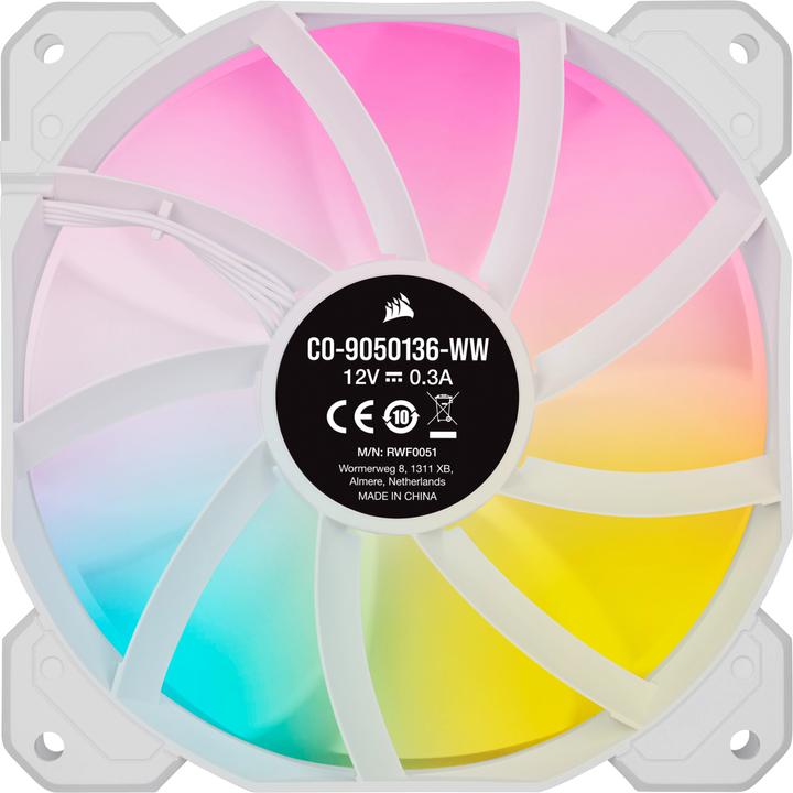 Actual product image Corsair PC fan iCUE SP120 RGB Elite (120 mm, 3 x)