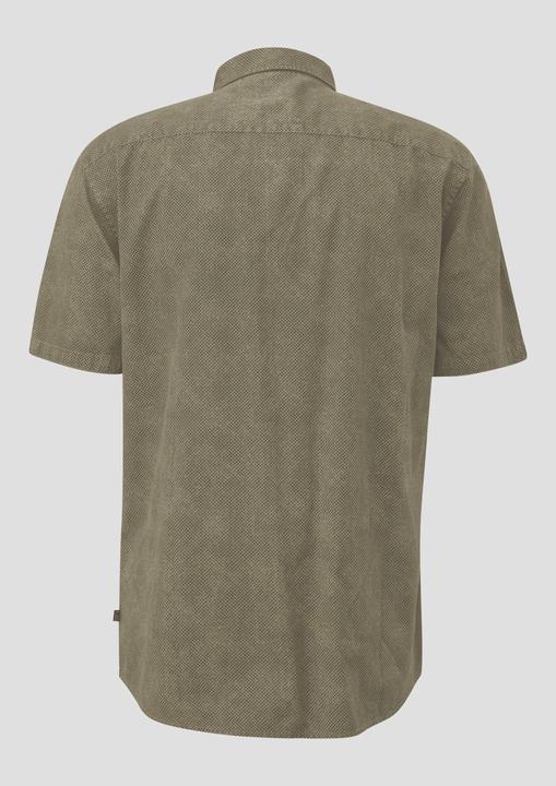 Immagine prodotto s.Oliver Hemd Regular Fit: Gewaschenes Hemd mit All-over-Print (L)