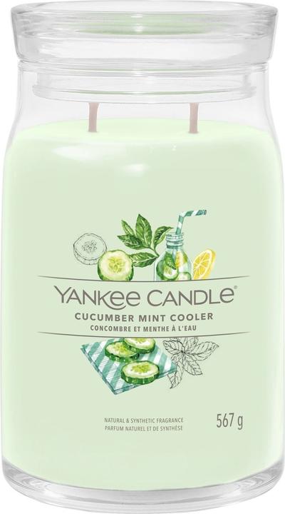 Immagine prodotto Yankee Candle Duftkerze Cucumber Mint Cooler Signature Large Jar (567 g)