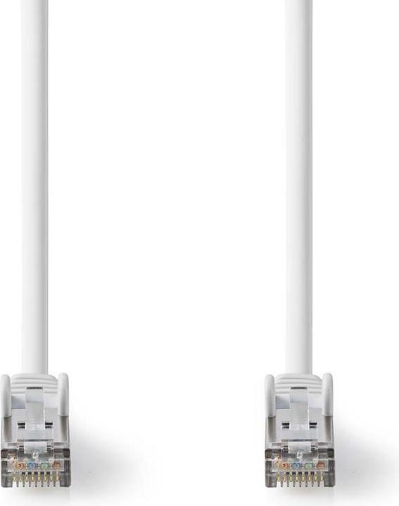 Produktbild Nedis Cat 8.1-Netzwerkkabel | S/FTP | RJ45 Stecker | RJ45 Stecker | 5.00 m | Rund | LSZH | Weiss | L (S/FTP, CAT8.1, 5 m)