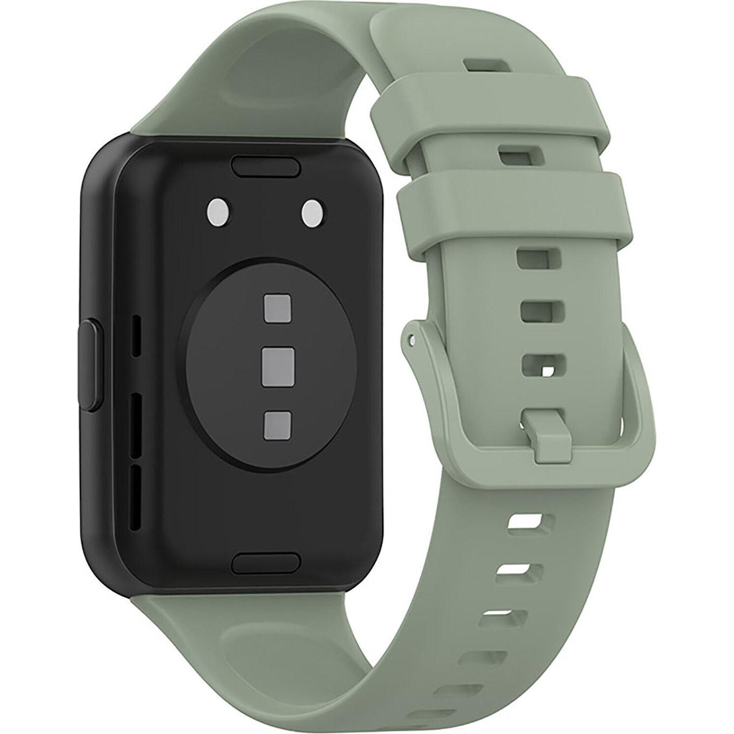 Thumbnail - Strap-it Silikonarmband (Silikon, Huawei Watch Fit 2), Uhrenarmband, Grün