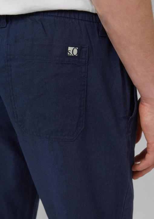 Actual product image S.Oliver Hose Detroit: Relaxed-Fit-Chino aus Leinenmix mit Elastikbund (W29/L32)