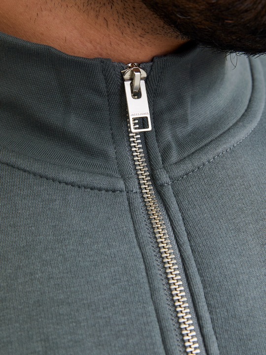 Immagine prodotto Jack & Jones Felpa stampata plus size con mezza cerniera Felpa con mezza cerniera (5XL)