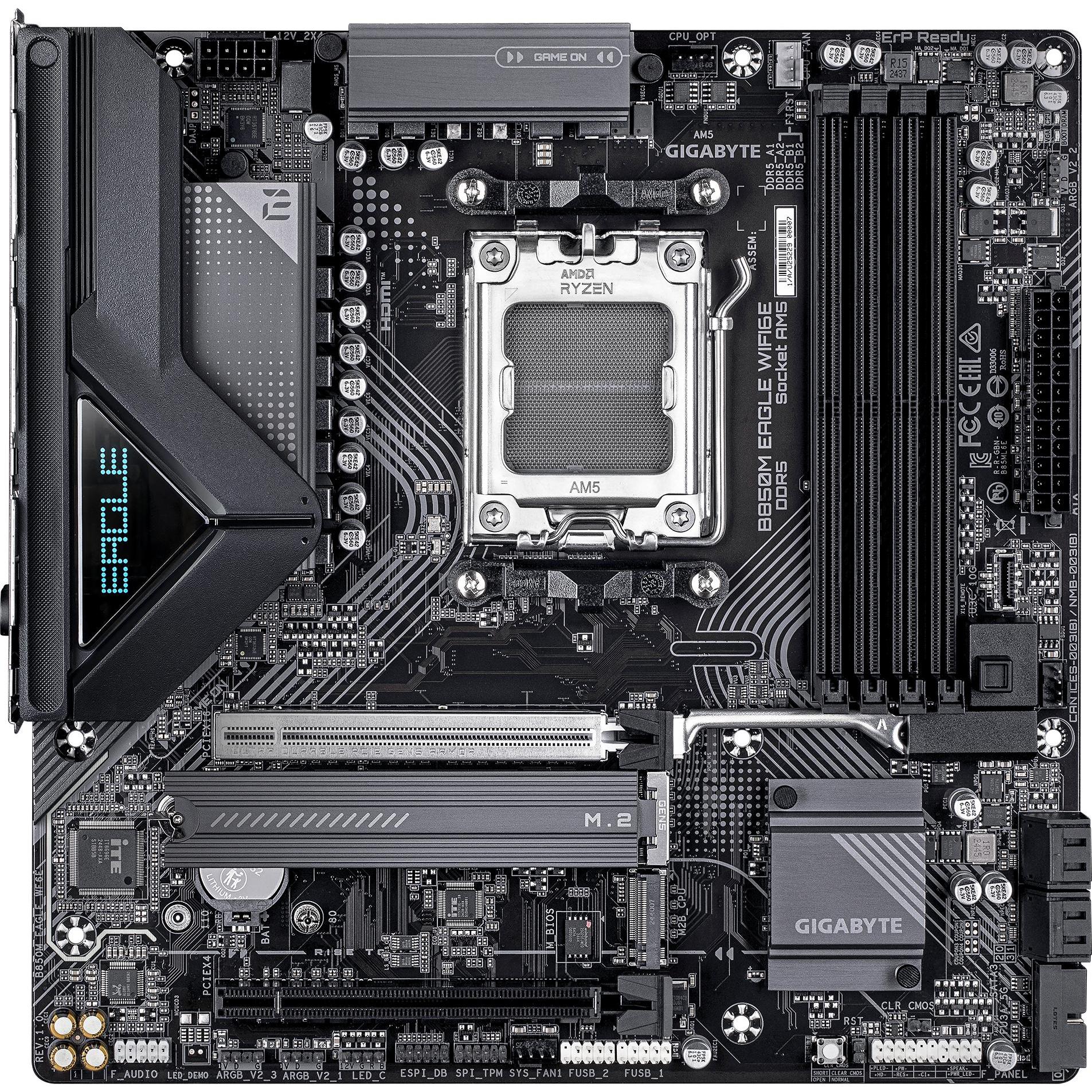 Gigabyte MB B840M EAGLE WIFI6/AM5/mATX (AM5, AMD B840, mATX), Mainboard