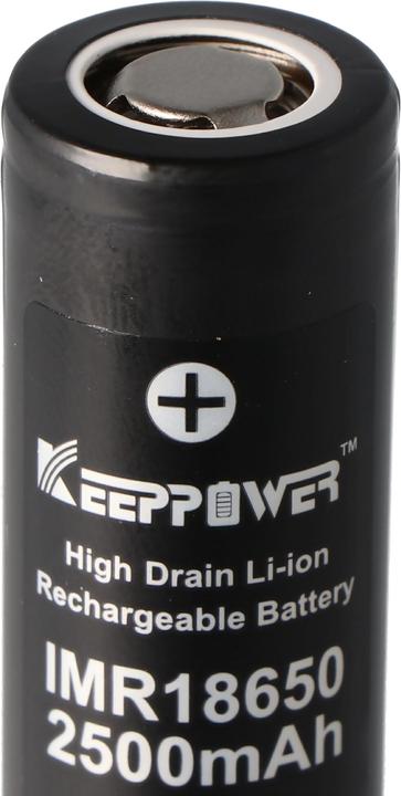 Produktbild Keeppower Akku IMR18650 Hochstromzelle (1 Stk., 18650, 2500 mAh)