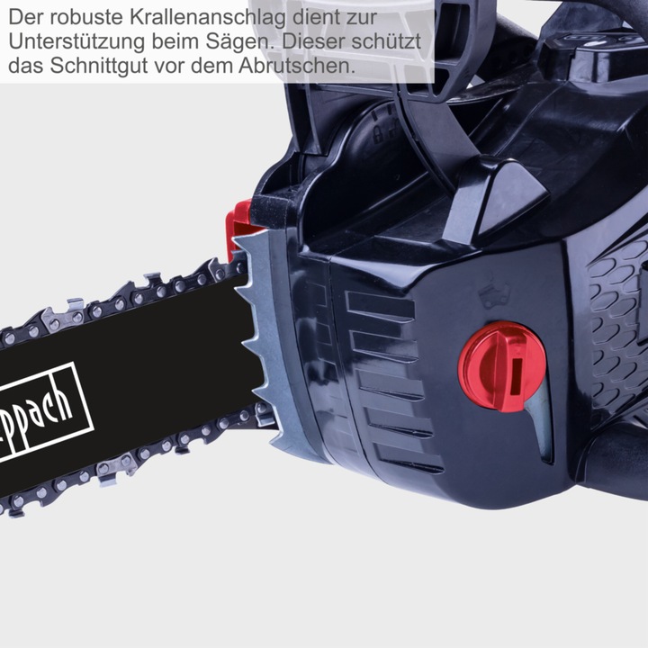 Actual product image Scheppach Battery Chainsaw BCHS350-ProS Duo (Battery chain saw)