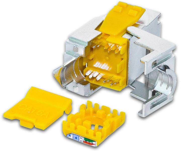 Immagine prodotto Wirewin Modulo Keystone Cat.6A STP SLIM confezione da 12 pezzi (Modulo Keystone)