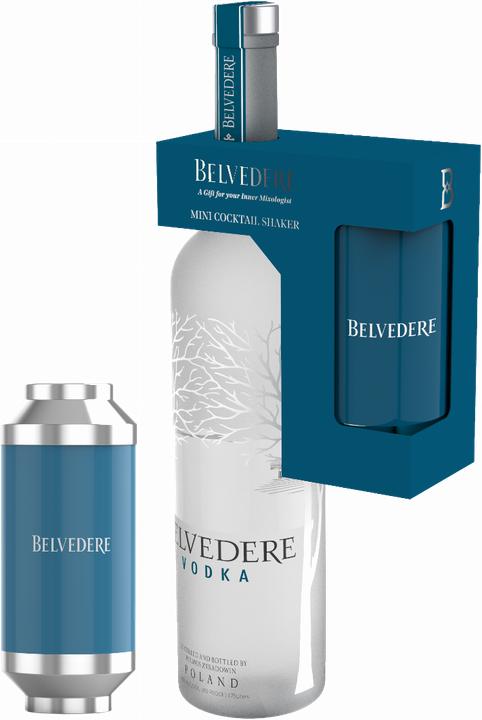 Immagine prodotto Belvedere Vodka con Mini Cocktail Shaker (1 x 70 cl)