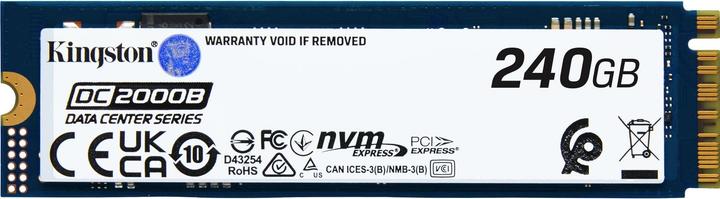 Produktbild Kingston 240GB DC2000B PCIe 4.0 M.2 2280 Enterprise SSD No Heatsink (240 GB, M.2 2280)