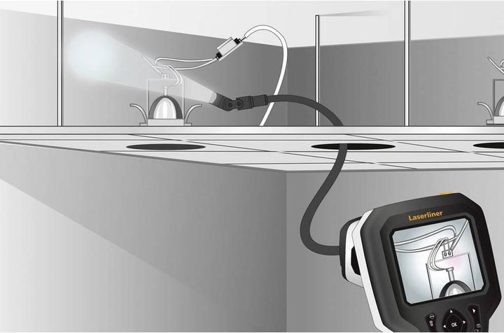 Actual product image Laserliner Endoscope camera VarioView Camera LED Ø 17 mm, 1.5 m