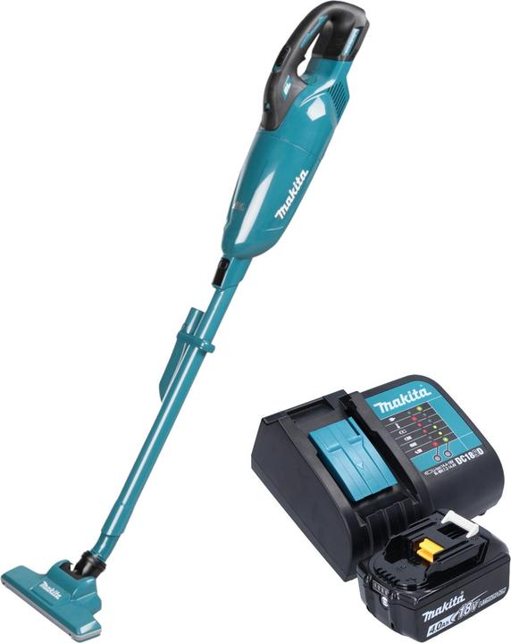 Makita DCL 283 FSM1 Akku Staubsauger 18 V 0,73 l Brushless + 1x Akku 4,0 Ah + Ladegerät