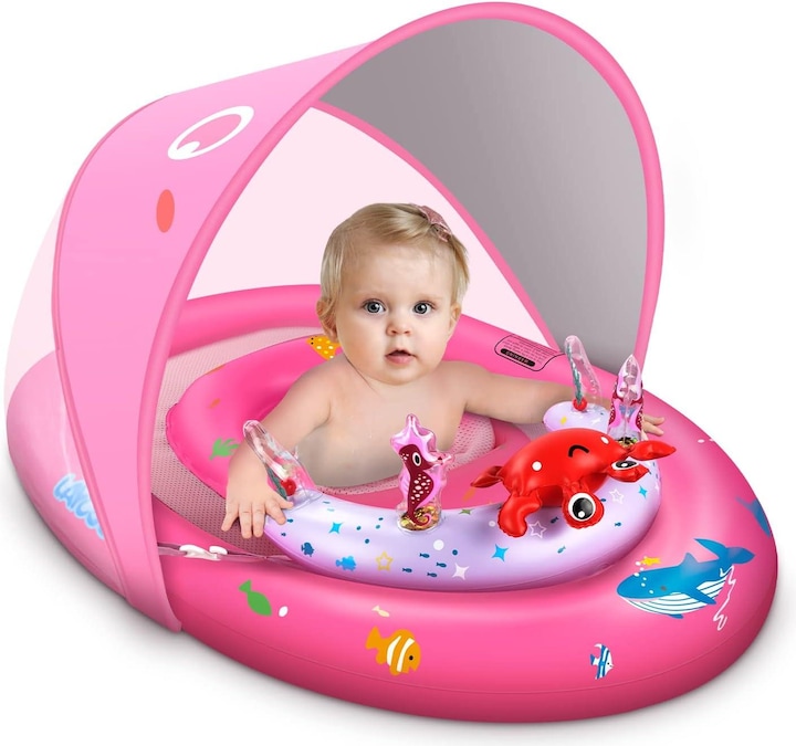 Actual product image Activity Board Swim ring baby UPF50+
