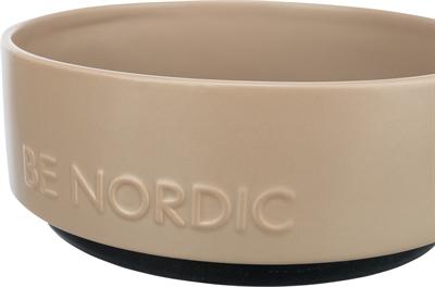 Produktbild Trixie Be Nordic Voerbak Hond Keramiek/ Rubber Taupe (120 cl)