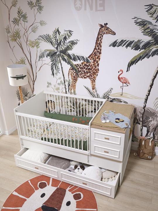 Actual product image Almila Baby Cot Monte Convertible (80 x 180 cm)