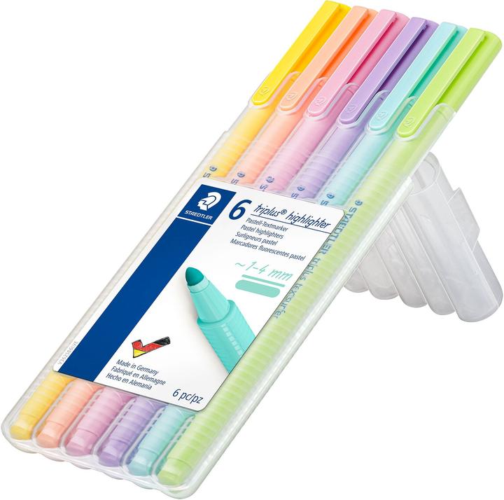 Produktbild Staedtler Textmarker triplus pastel 6St Box (6x)