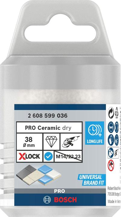 Productafbeelding Bosch Professional Zubehör XLOCK Diamant droogboor (38 mm)