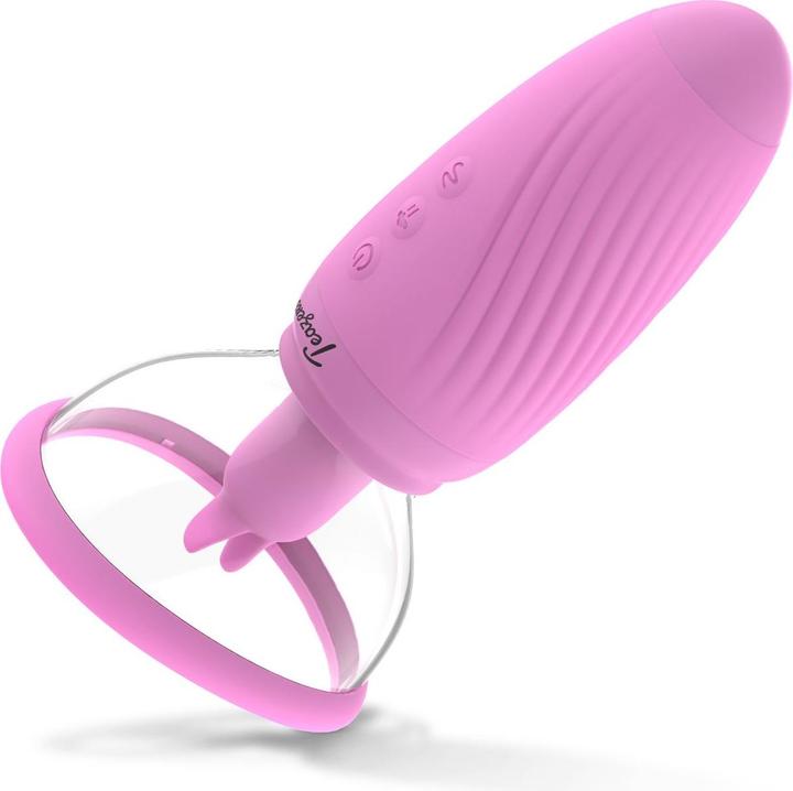 Actual product image Teazers Suction Cup with Clitoris Vibrator