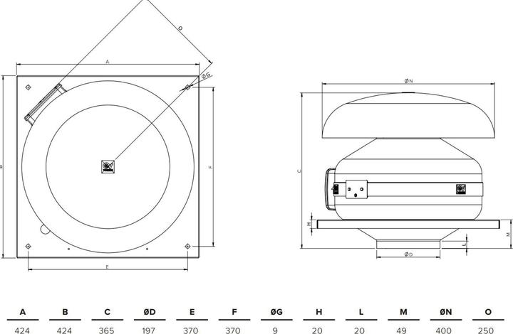 Produktbild Vortice CA 100 MD E RF