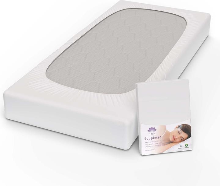 Produktbild Lotus Bettwaren Jersey Fixleintuch Souplesse (90 x 200 cm)