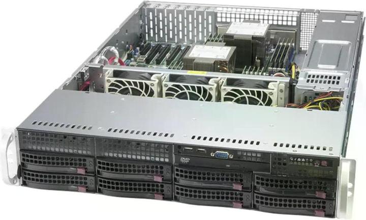 Supermicro SYS-620P-TRT, DDR4-SDRAM, SATA III, DVD-ROM, 120 W, Rack (2 U)