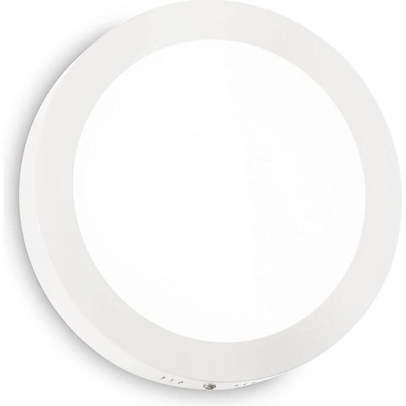 Ideal lux, Wandleuchte + Deckenleuchte, UNIVERSAL LED Deckenleuchte 36W ⌀400mm Weiss neutralweiss 321684 (4300 lm)