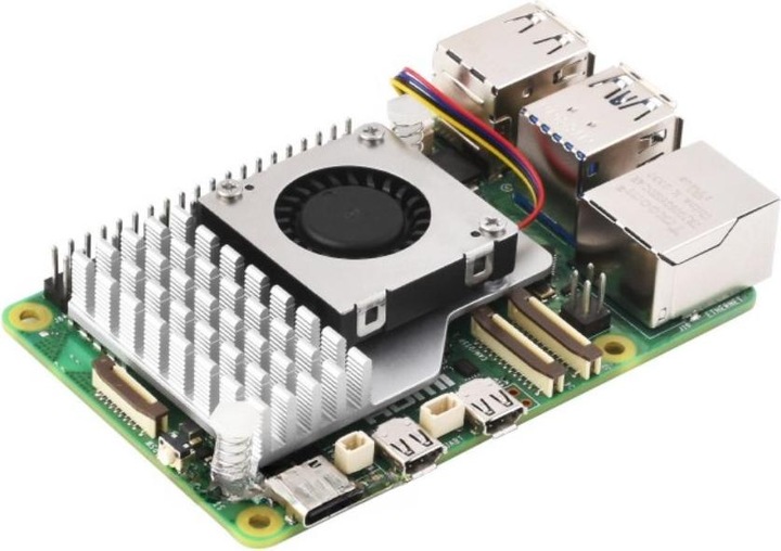 Actual product image WaveShare Raspberry Pi 5 active cooler with fan (B)