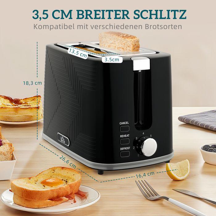 Produktbild Swisshandel24 Wasserkocher- und Toaster-Set, 2200W, 7 Bräunungsstufen, Krümelfach, Schwarz (1.70 l)