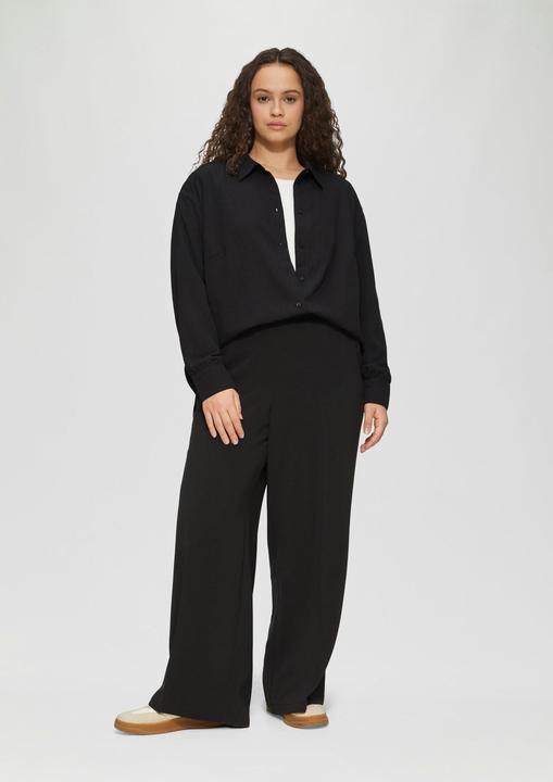 Produktbild S.Oliver Bluse Strukturierte Hemdbluse mit Raffung (54)