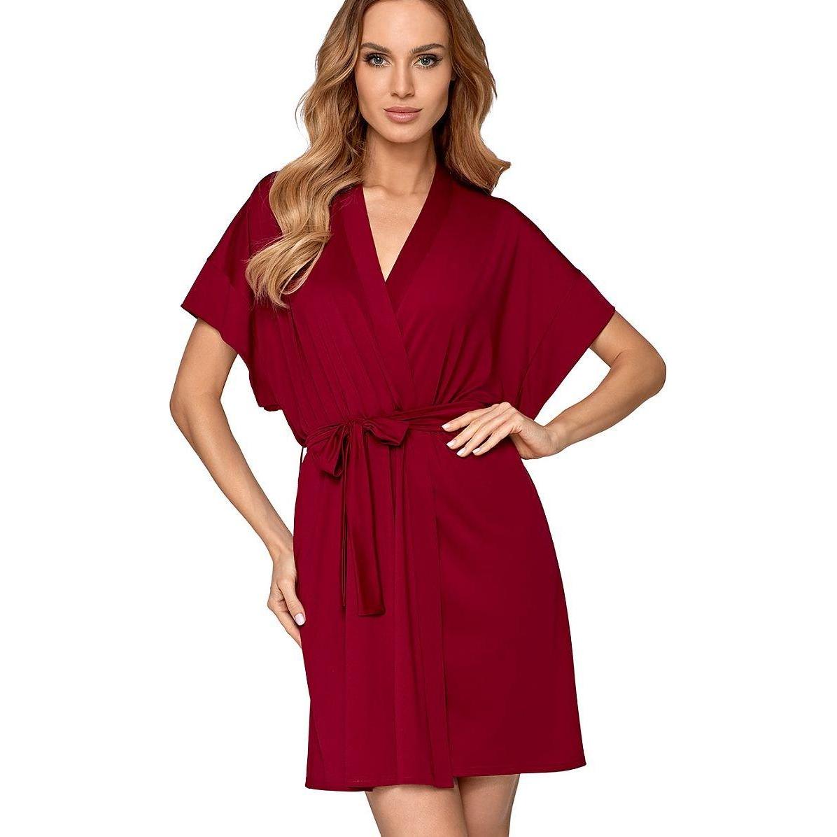 Babella, Damen, Pyjama, Schlafrock model, Rot, (XL)