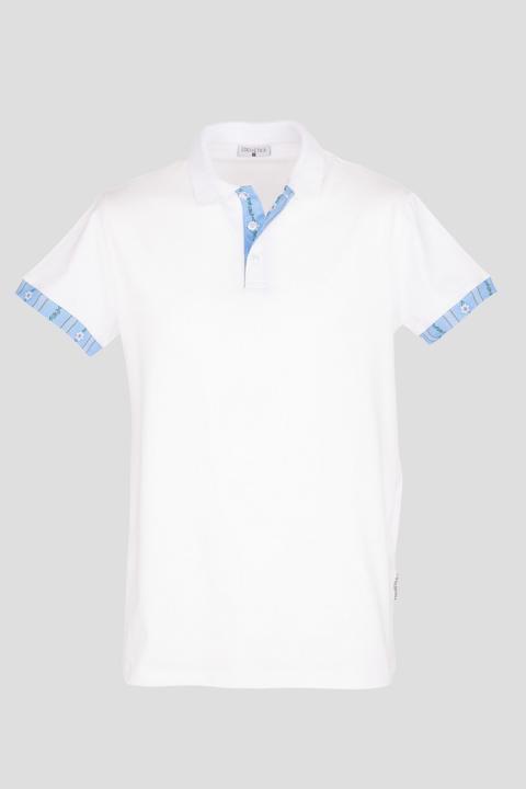 Produktbild Edelvetica Polo Shirt Edelweiss Krageninnenseite & Armabschluss Herren (M)