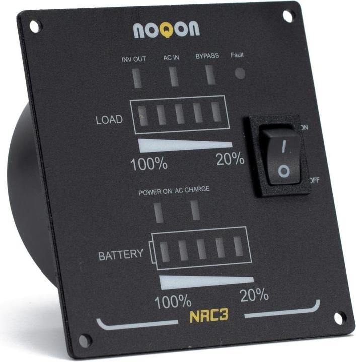 Produktbild Noqon NRC3 Fernbedienung mit Ladestandsanzeige für Wechselrichter