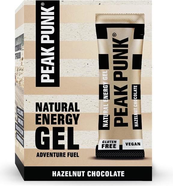 Peak Punk Gel energetico naturale (Nocciola, Chocolate, 12 pz., 300 g)