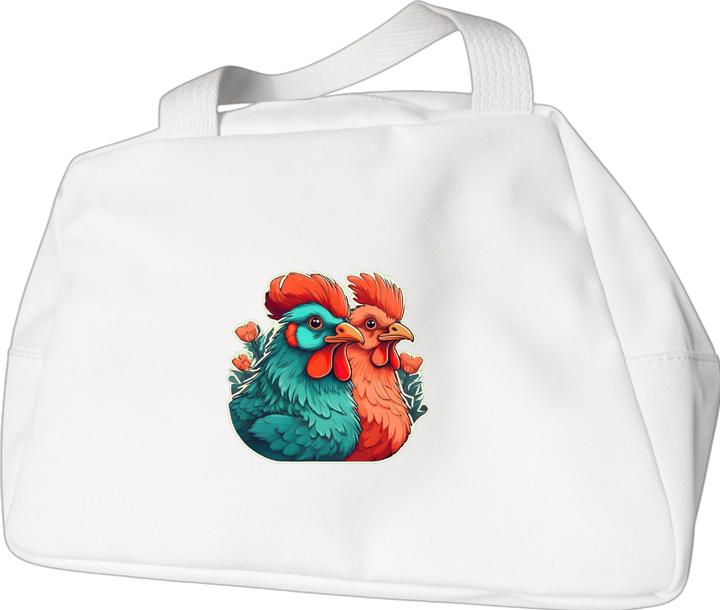 Produktbild Bügelbilder Schul & Freizeitsrucksack-Set Verrückte Hühner Comic (15 l)