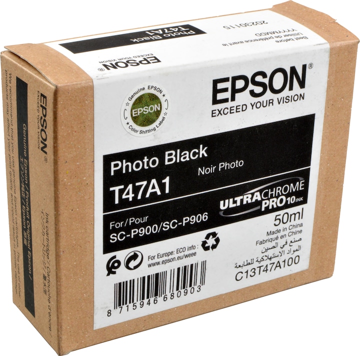 Actual product image Epson T47A1 (PBK)