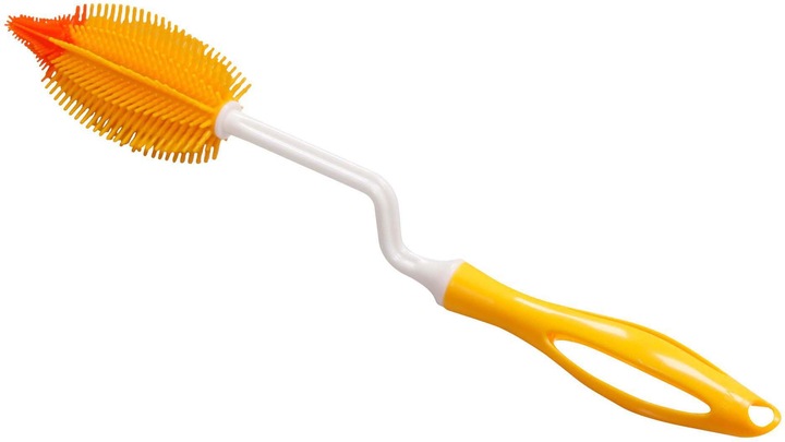 Stoneline Silicone bottle brush with rotating handle 35 cm, yellow (1 pcs.)