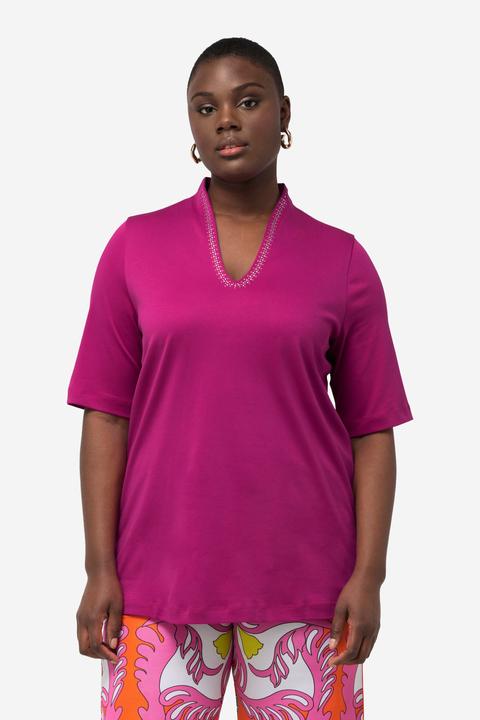 Produktbild Ulla Popken T-Shirt, A-Linie, Kelchkragen, Halbarm (46, 48)
