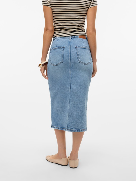 Actual product image Vero Moda Vmnatalie Hr Midi Dnm Skirt Mix Noos (M)